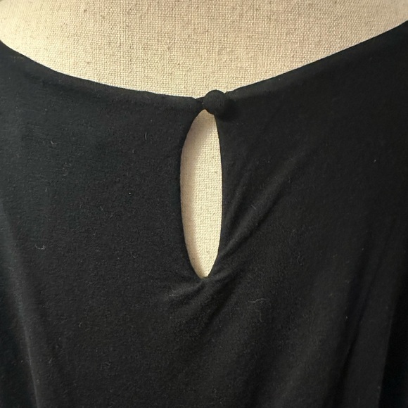 White House Black Market Black Dolman Sleeve Blouse - Picture 5 of 7